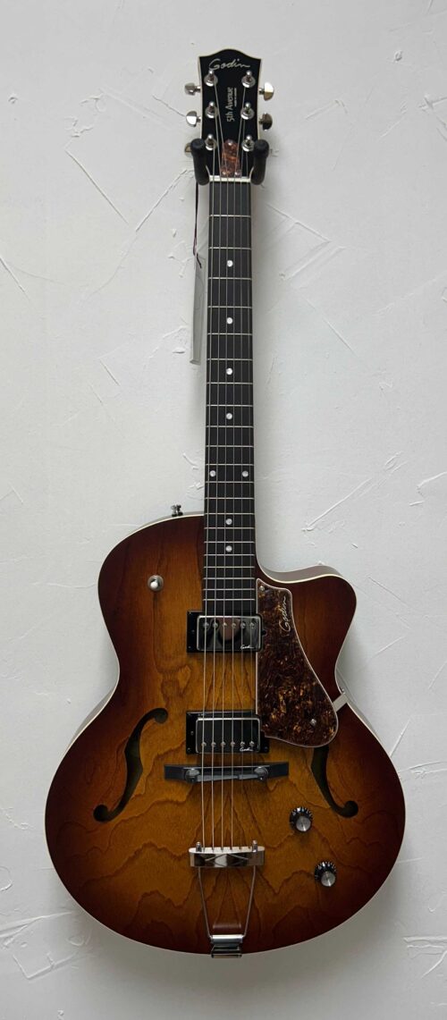 Godin 5th Avenue CW Kingpin II HB Cognac Burst