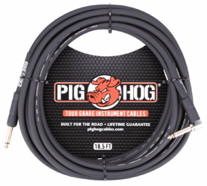 Pig Hog 18.6 ft Right Angle Instrument Cable