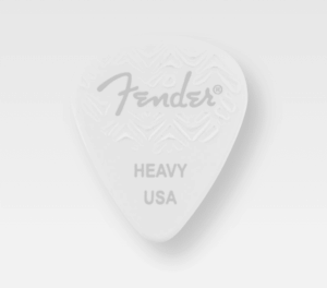 Fender Wavelength 351 6pk Picks White Heavy