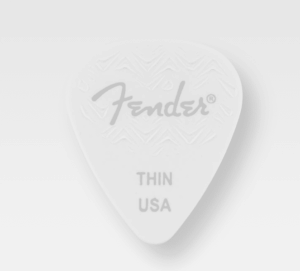 Fender Wavelength 351 6pk Picks White Thin