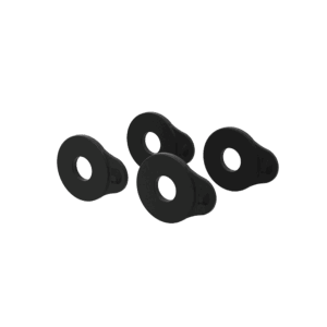 D'addario Flex Lock Strap Block, 4-Pk Black