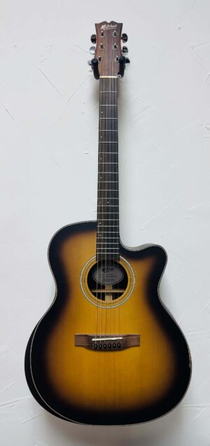 Mitchell T413CE Solid Torrefied Spruce Top Auditorium Acoustic-Electric Cutaway Guitar USED