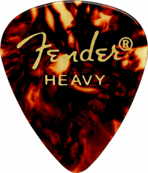 Fender 351 Classic Pick Celluloid Heavy/12