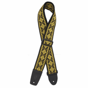 LM Jaquard Retro Electric Yellow Strap