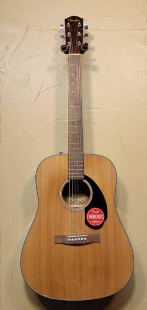 Fender CD60 Natural w/ Case
